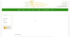 Desktop Screenshot of chemindelasante.com